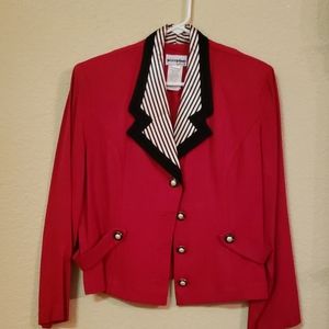 Vintage red blazer.
